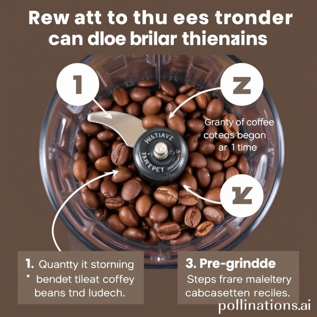 Preparing the coffee beans for grinding in a blender
1. Proper storage and freshness of coffee beans
2. Quantity of coffee beans to grind at a time
3